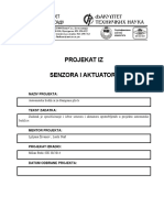 Projekat Senzori I Aktuatori