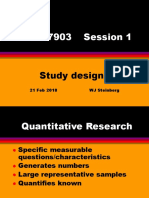 NAMA 7903 Session 1 2018 Studydesigns