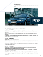 Audi A4 Najčešći Kvarovi PDF