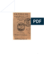 La-Vida Del Lazarillo de Tormes, José Zorrilla PDF