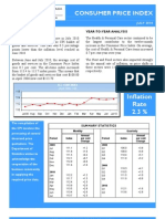 Consumer Price Index - July 10