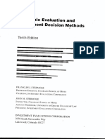 Economic Evaluation and Investment Decision Methods