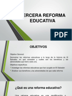 Tercera Reforma Educativa