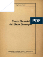 Teoría Elemental Del Efecto Giroscópico: Ing. Luciano Claude