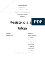 Resistencia A La Fatiga