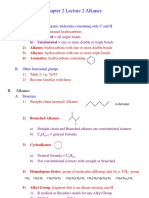 Chapter 2 Lecture 2 Alkanes: I. Functional Groups