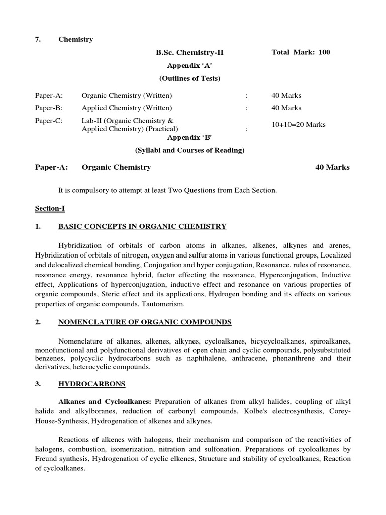 Chemistry Ii Pdf Pdf Alkene Chemical Reactions