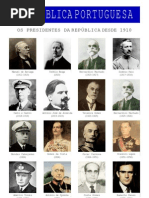 Centenário Da República em Portugal - Presidentes Da República Desde 1910 Até 2010