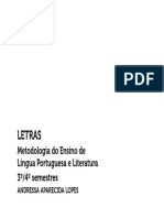 Metodologias Do Ensino de Língua Portuguesa e Literatura 2