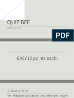 Budgeting Quiz Bee