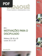 Lição 9 - Fazei Discípulos - Powerpoint