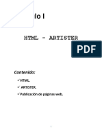 HTML y Artister