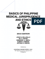 Table of Contents Basics of Philippine Medical Jurisprudence and Ethics