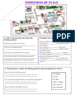 Prepositions of Place and Directions 