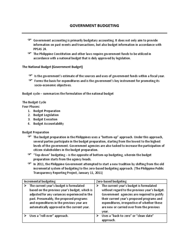 Government Budgeting | PDF | Appropriations Bill (United States ...