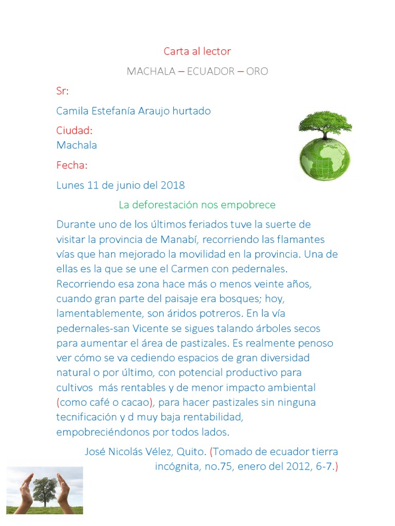 Ejemplo De Carta De Lector Con Sus Partes Ejemplo Sen vrogue.co