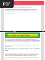 Curso de Manutenção e Conserto de Celular em Vila Velha