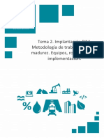 Temario M1T2 Implantación BIM. Metodología de Trabajo. Nivel de Madurez. Equipos Roles. Fases de Implementación CO