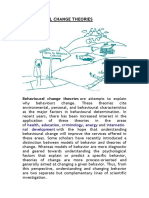 Behavioural Change Theories