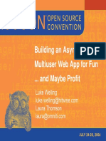 Building An Asynchronous Multiuser Web App For Fun ... and Maybe Profit