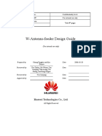 W-Antenna-feeder Design Guide: Huawei Technologies Co., LTD