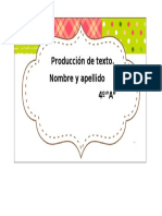 Tapa Produccion de Texto