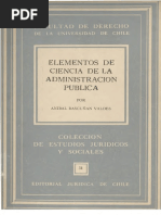 Elementos de Ciencia de La Administración Pública