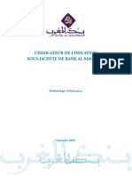Methodologie d Elaboration de l Indicateur de l Inflation Sous Jacente de Bank Al Maghrib