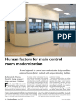 Human factors for main control room modernization