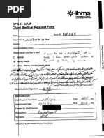 Letter written by Fariborz