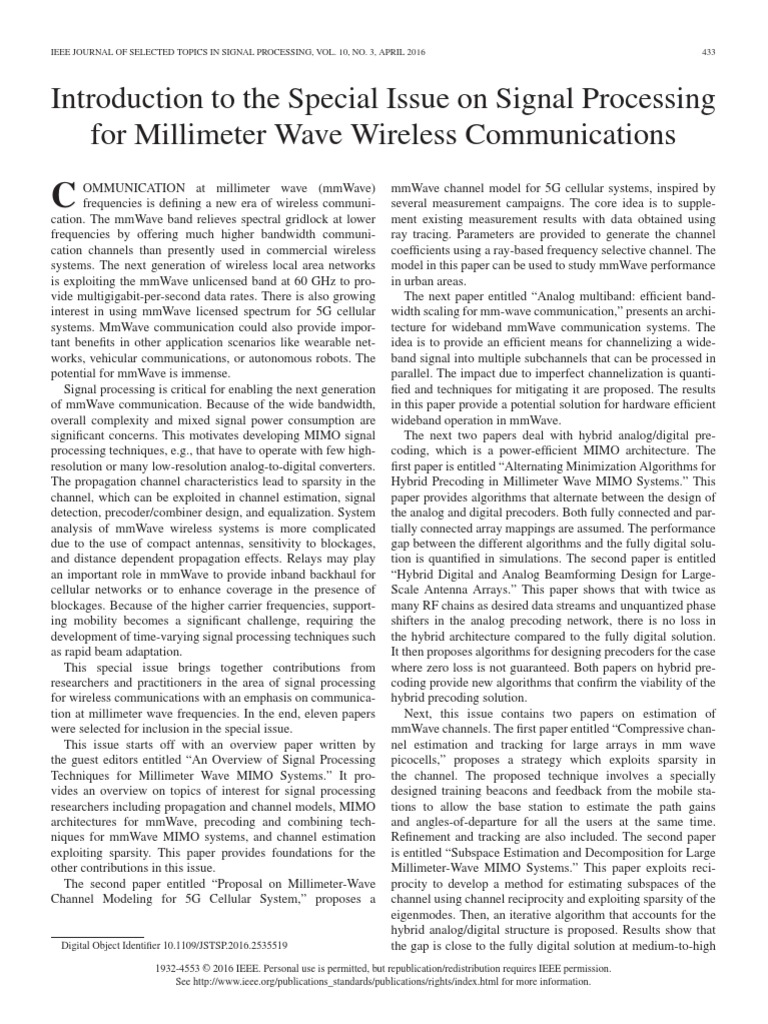 5g Mimo Projects 5G00021 | PDF | Mimo | Extremely High Frequency