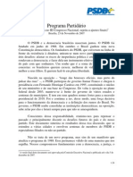 Programa Partida Rio Do PSDB, De 2007