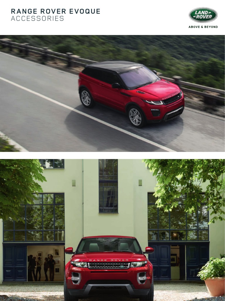 Range Rover Evoque Accessories | PDF | Trunk (Car) | Vehicles