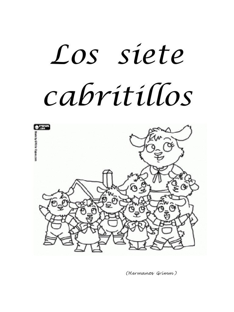 Los Siete Cabritillos | PDF | Cabra | Lobo gris