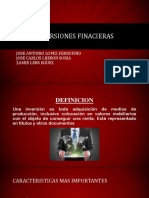 Inversiones Finacieras