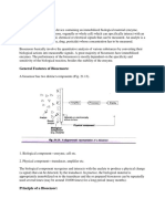 General Features of Biosensors