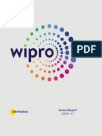 Wipro Annual Report For FY 2016 17