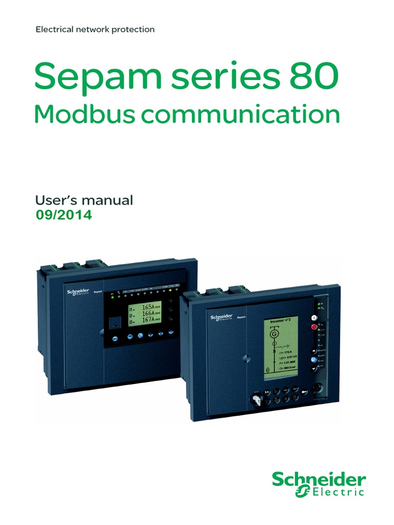 Sepam80 MODBUS Manual | PDF | Ip Address | Computer Network