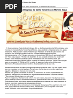 Novena Das Rosas
