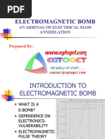 Electromagnetic Bomb: An Arsenal of Electrical Mass Annihilation