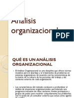 Analisis organizacional 1
