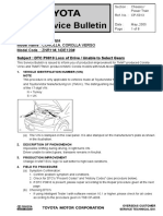 Corolla MMT Transmission DTC P0810 Repair