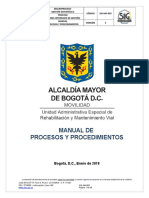 SIG-MA-003-V5 Manual de Procesos y Procedimientos UAERMV