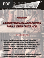 a importancia da apologética para a igreja cristã.ppt