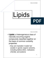 Organic Lecture Series Covers Lipids, Fatty Acids, Triglycerides