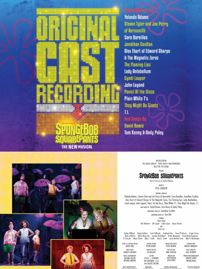 【中古】 ミュージカル / Spongebob Squarepants The New Musical / O.c.r. Spongebob Squarepants The New Musical Original Cast