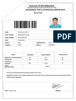 Council of Architecture: National Aptitude Test in Architecture (NATA) 2018