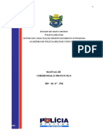 Manual de Cerimonial e Protocolo Da PMMT