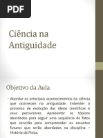 Ciência Na Antiguidade