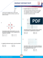 Sınıf Koordinat Sistemi Testi